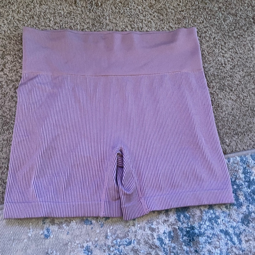 Colsie Lavender Ribbed Shorts